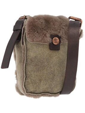 CELINE Shoulder Bag Mouton Brown